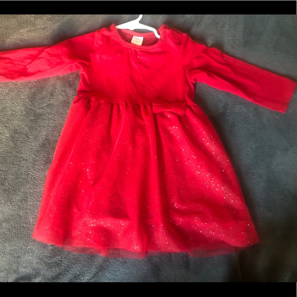 Long sleeve red dress